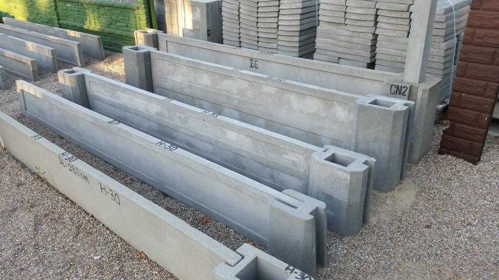Podmurówki betonowe